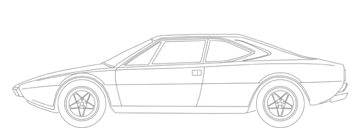 308gt4 CAD side